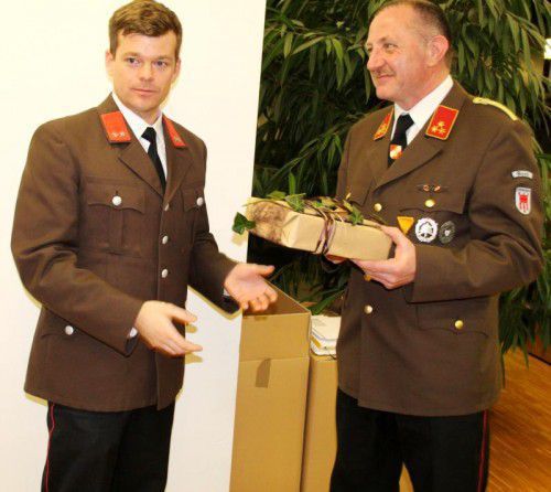 Ingo Feichter (l.) übernimmt von Harald Gunz. 