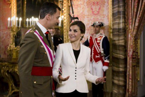 König Felipe VI. und König Letizia sollen einem mutmaßlich korrupten Geschäftsmann ihre Unterstützung zugesichert haben.