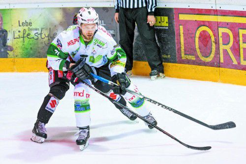 Mit drei Toren war Kevin Maczierzynski beim 4:2-Sieg des EHC Bregenzerwald in Feldkirch der Machtwinner.