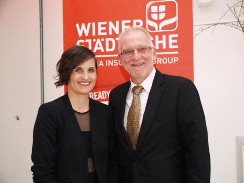 Moderatorin Martina Ess und Fachgruppenobmann Gerhard Veits.