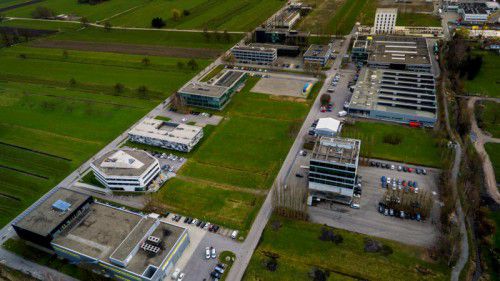 Der Lustenauer Millennium Park soll bis 2019 neue Gebäude erhalten. VN/Paulitsch