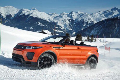 Range Rover Evoque Convertible: SUV-Cabriolet auf Basis des Dreitürers mit beachtlicher Offroad-Tüchtigkeit.