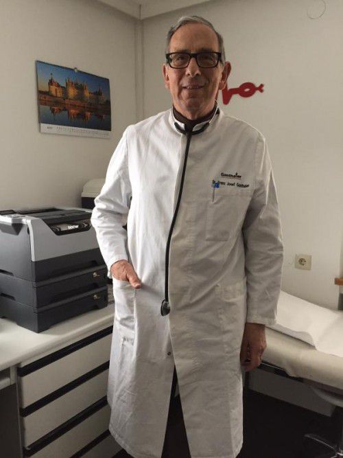 Rund 288.000 Patienten hat Franz Josef Ganthaler in seinem langen Arztleben schon behandelt und betreut.