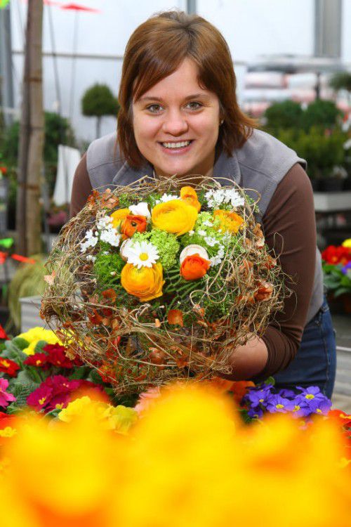 Sandra Cäsar bereitet es große Freude, sich mit Eigenkreationen wie dieser kreativ einzubringen.