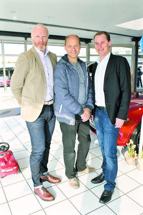 Thomas Ladstätter (l.), Christof Lamprecht und Fabian Standke.