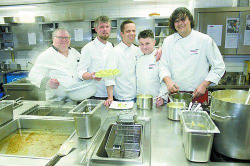 Ulli Maurer (l.), Boban Jovic, Martin Wieland, Miladin Panic und Miguel Domingo.