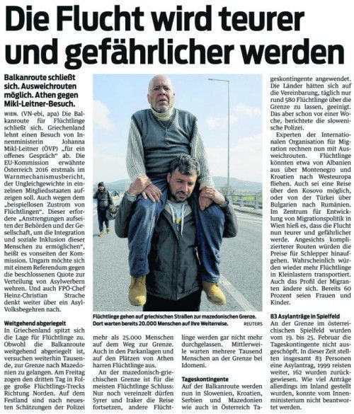 VN-Bericht vom 27. Februar 2016.