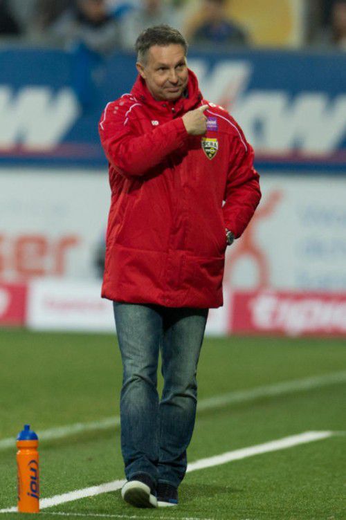 65 Bundesligaspiele, davon 28 gewonnen: Altachs Damir Canadi.