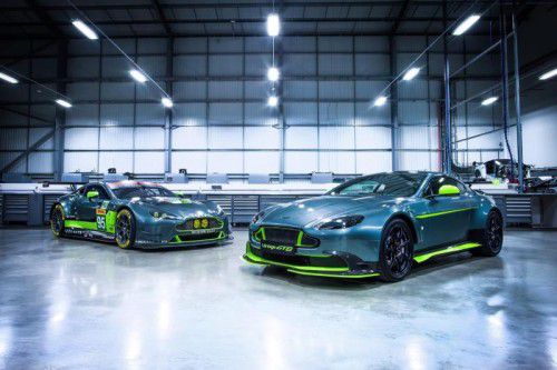 Aston Martin GT8: Mächtiger Heckspoiler und 466 PS Leistung.