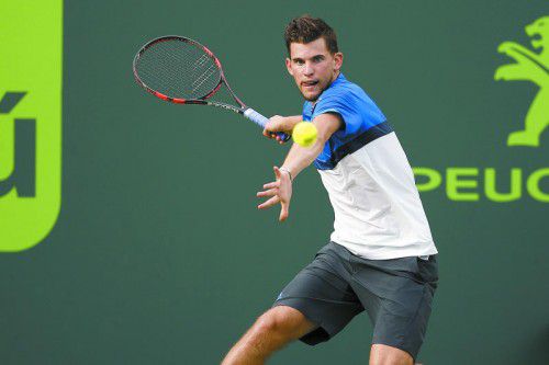 Auf Sand fühlt er sich wohl: Dominic Thiem möchte sich unter die Besten der Tenniswelt vorkämpfen.
