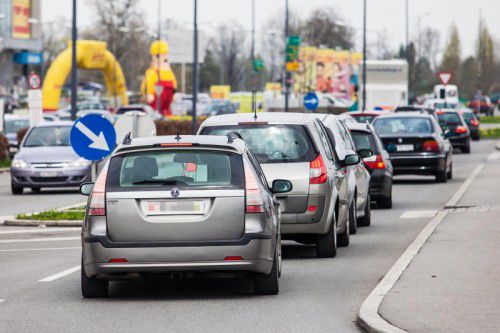 Besonders der Straßenverkehr sorgt bei vielen Vorarlbergern für Stress.