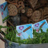 Blumenwiese für Kunden und Gäste im „Wald“