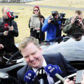 Islands Premier tritt zurück