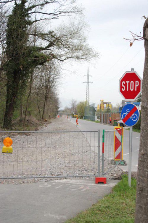 Die Arbeiten wurden vor zwei Monaten aufgenommen.