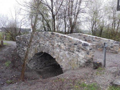 Die historische Spiersbachbrücke an der Grenze zwischen Feldkirch-Bangs und Ruggell in Liechtenstein wurde aufwendig saniert.