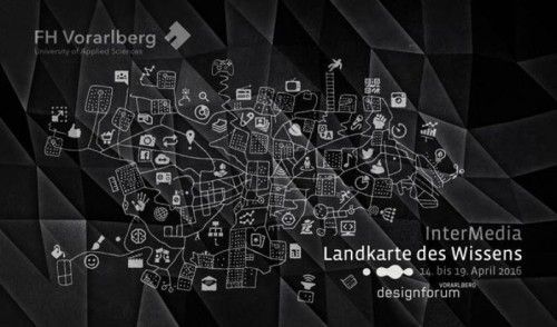 Die Studiengänge InterMedia präsentieren in ihrer „Landkarte des Wissens“ Themen und Fragestellungen im designforum Vorarlberg und laden Besucher ein, sich aktiv an der Ideensuche zu beteiligen.