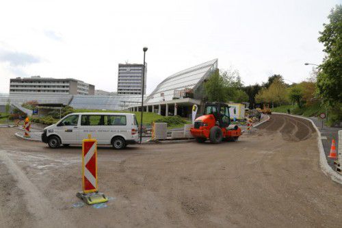 Die Umleitungen zum LKH werden im Mai aufgehoben.