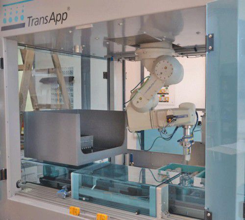 TransApp Technologies GmbH - „TransApp High Speed Powder Coating“:Eine alternative Applikationsmethode, um Farbpulver auf die zu beschichtenden Werkstücke aufzutragen.Sie basiert auf dem Prinzip des elektrostatischen Fluidisierbettverfahrens und kommt daher ohne Pulverpistolen aus.