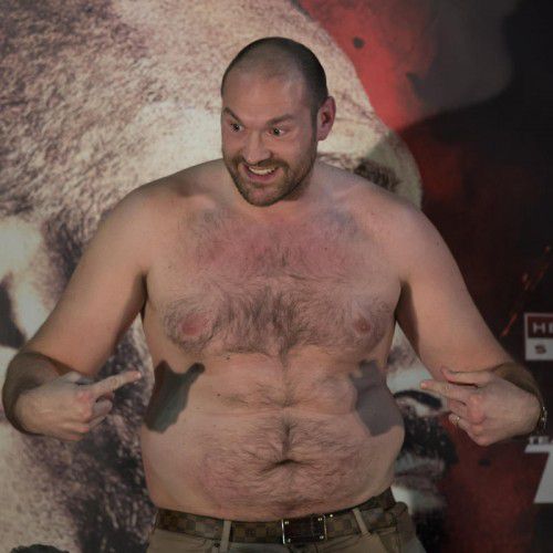 Fury demonstrierte seine Fitness auf besondere Art und Weise.