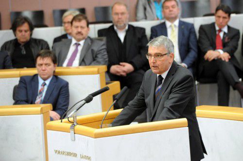 Historiker Alois Niederstätter referierte über die Geschichte des Landtags.