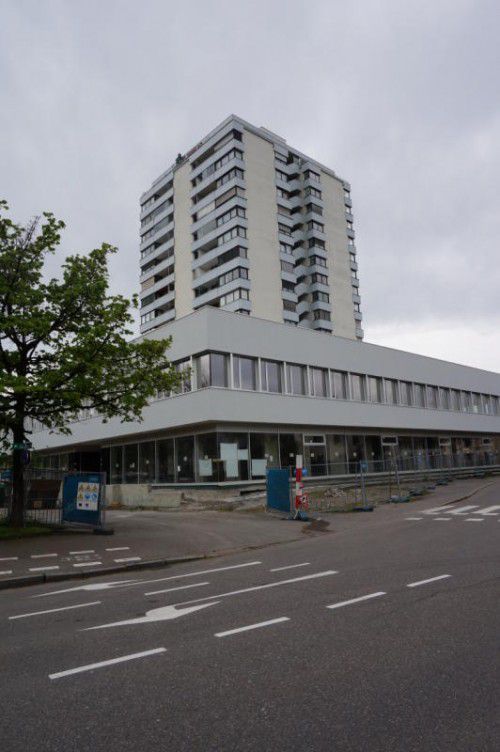 Im April 2014 erfolgte der Baustart im ehemaligen Forum- und späteren Yimpas-Kaufhaus.