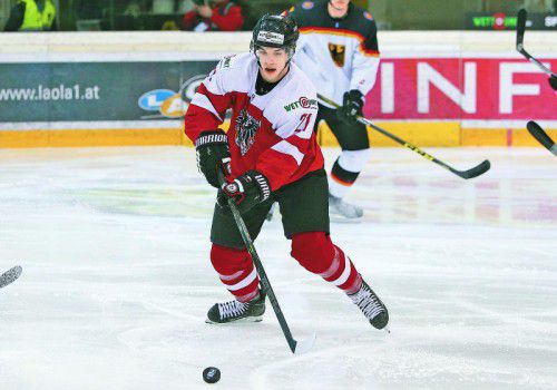 Im Europa-Draft dabei: Lukas Haudum.
