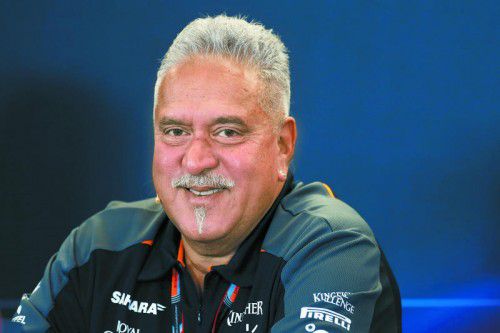In seiner Heimat Indien unter Druck: Vijay Mallya.