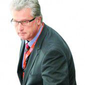Roger Bader, der Koller für das Eishockeyteam