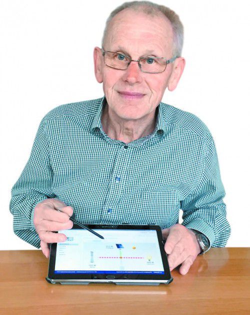 Karl Heinzle macht Sonnenstromerfolg via Solarlog messbar.