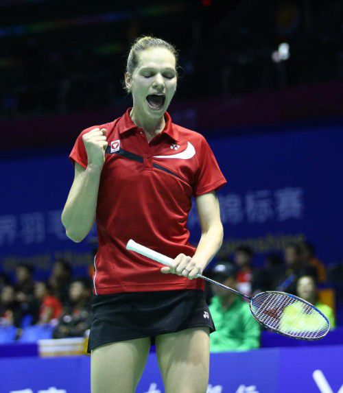 Jubel bei Olympiastarterin Elisabeth Baldauf.