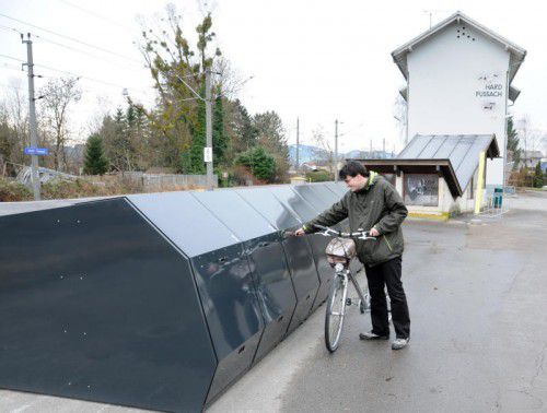 Neue Radboxen gibt es schon, nun wird der Rest erneuert.