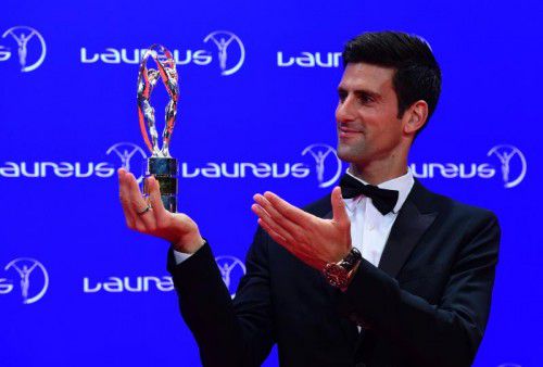 Novak Djokovic widmete seine Laureus-Auszeichnung Niki Lauda und dem verstorbenen Johan Cruyff.