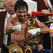 Pacquiao feiert den 58. Sieg im 66. Profikampf