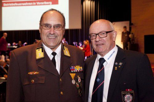 Peter Spöttl (links) und Walter Baur.