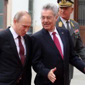 Lange Tagesordnung für Heinz Fischer in Moskau