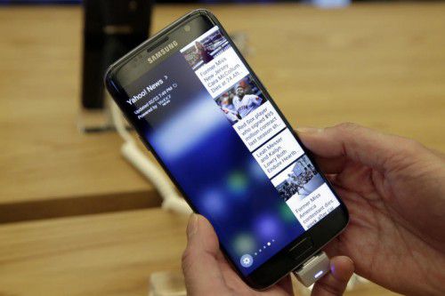 Verkaufsschlager: das Samsung Galaxy S7 Edge.