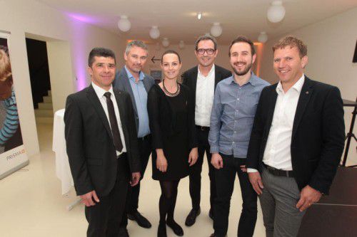 Vizebgm. Clemens Ender, Gerhard Ehrne, Theresa Feurstein, Bernhard Ölz, Alexander Troy und Joe Welte.