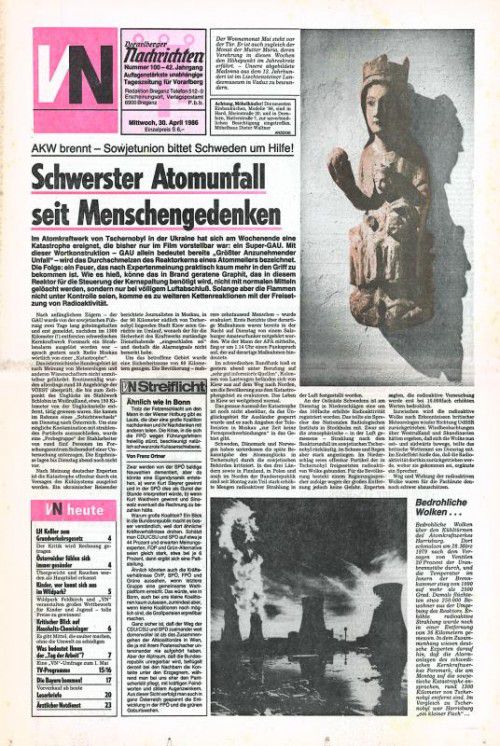 VN-Bericht vom 30. April 1986.