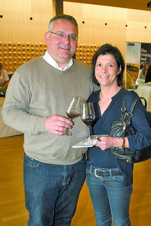 Weinliebhaber: Angelika und Franz Dex (AGM).