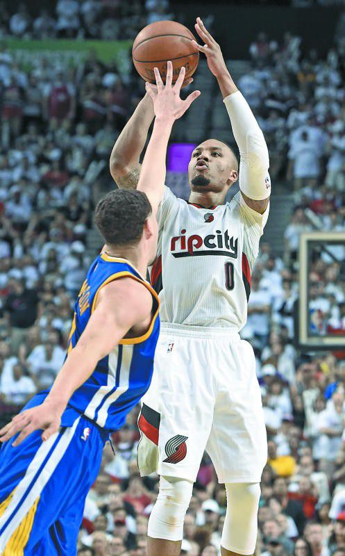 40 Punkte beim Sieg gegen Golden State: Damian Lillard.