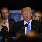 Trump ist Kandidatur sicher