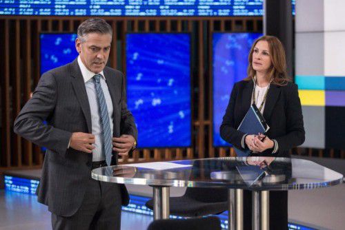 Der spannende Thriller „Money Monster“ ist mit George Clooney und Julia Roberts hochkarätig besetzt.