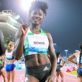 Bowie lief in Doha schneller als Schippers