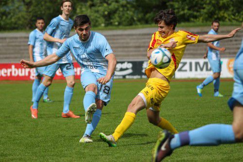 Die Dornbirn Juniors (in Gelb) konnten sich am Wochenende über einen 3:1-Sieg gegen Ludesch freuen.