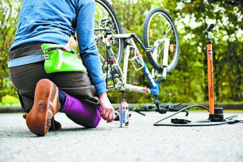 Einfach vorbeikommen und das Fahrrad reparieren und designen.