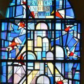 Leopold Fetz als Glasfenstermaler