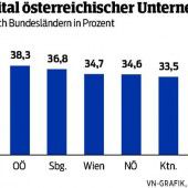 Vorarlbergs Firmen bei Eigenkapital vorne