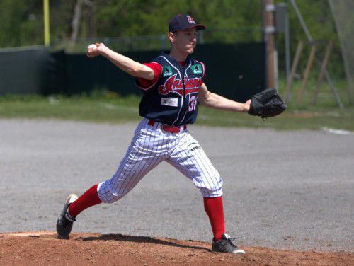 Indians-Youngster Alex Limbauer krönte seinen 18. Geburtstag mit dem ersten Win als Pitcher in der Austrian Baseball League.