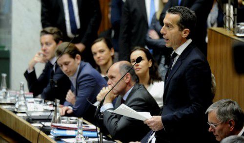 Kern im Nationalrat: Der Kanzler verbreitet Aufbruchsstimmung. Nun muss er sich beweisen.