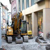Graben in Bludenz vor der Sommerpause